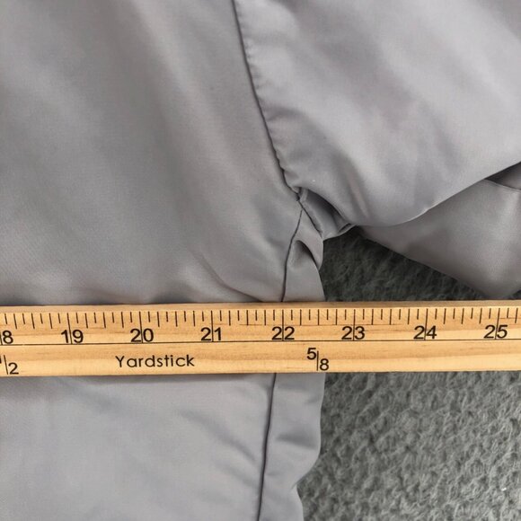 Fabletics Coat Womens Small Cher Polar Fleece Gray Jacket Reversible Hooded Zip - Picture 13 of 15